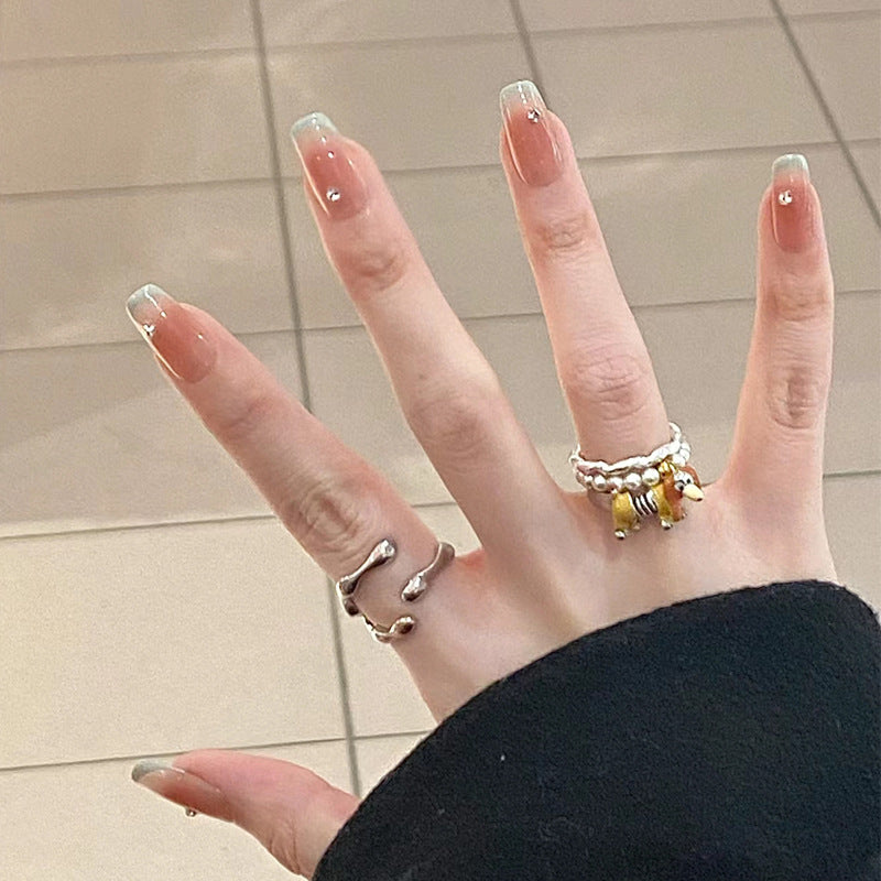 Elegant Sculpted Press-On Nails Kalsten