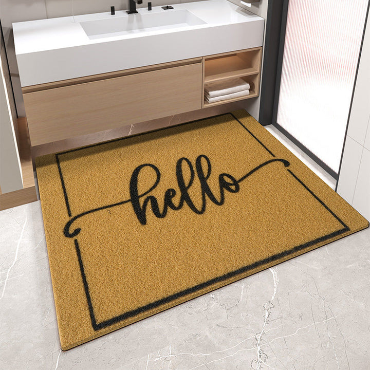 Decorative Stripe Pattern Bath Mat Kalsten