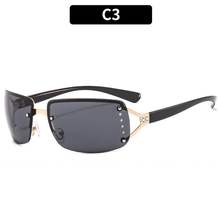 Futuristic Statement Shield Sunglasses