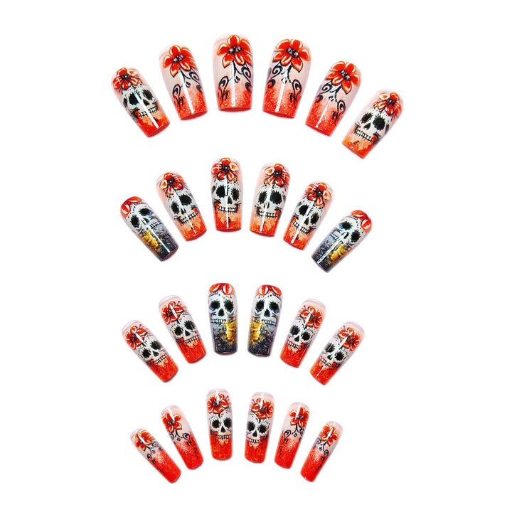 Art Nails in Creative Skull Design Kalsten