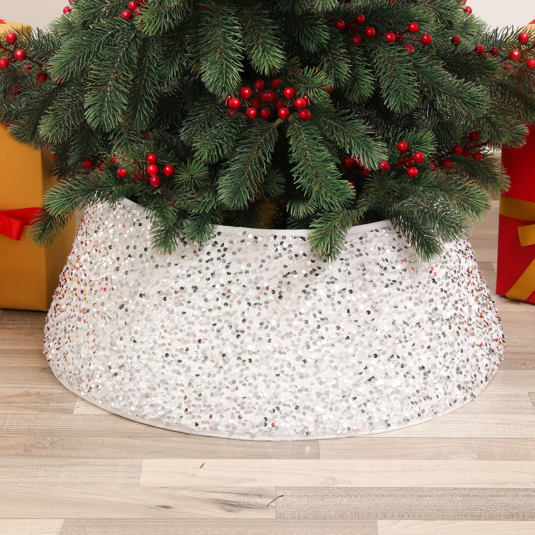 Decorative Sequin Tree Skirt