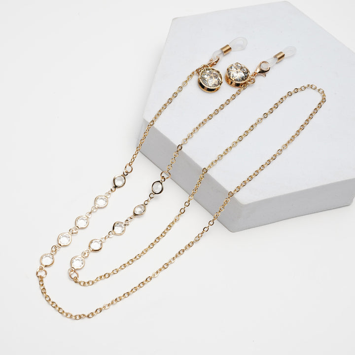 Premium Pearl-Embellished Eyewear Chain kalsten