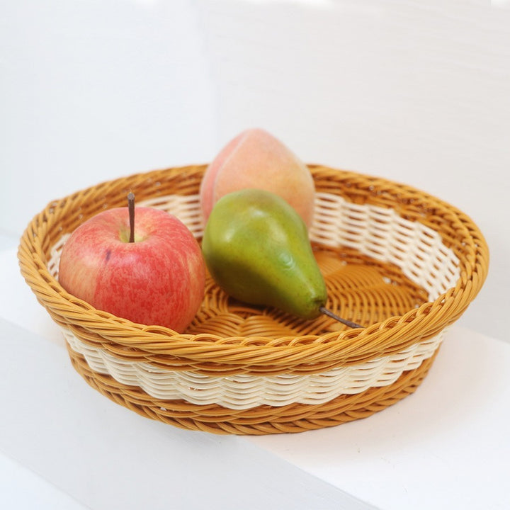 Decorative fruit basket made of handcrafted material Kalsten