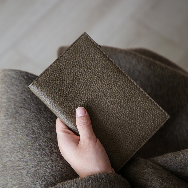 Premium Textured Leather Passport Holder Kalsten