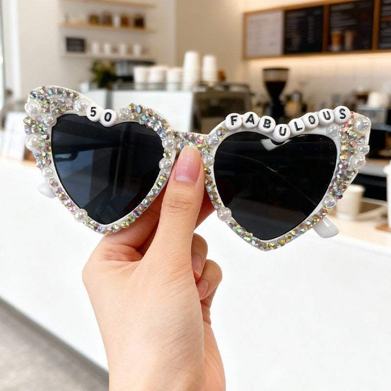 Glamorous Heart-Shaped Sunglasses Kalsten