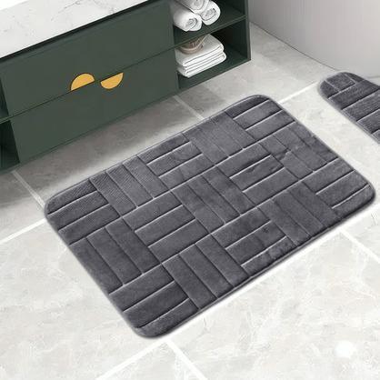 Plush Bathroom Mat Kalsten