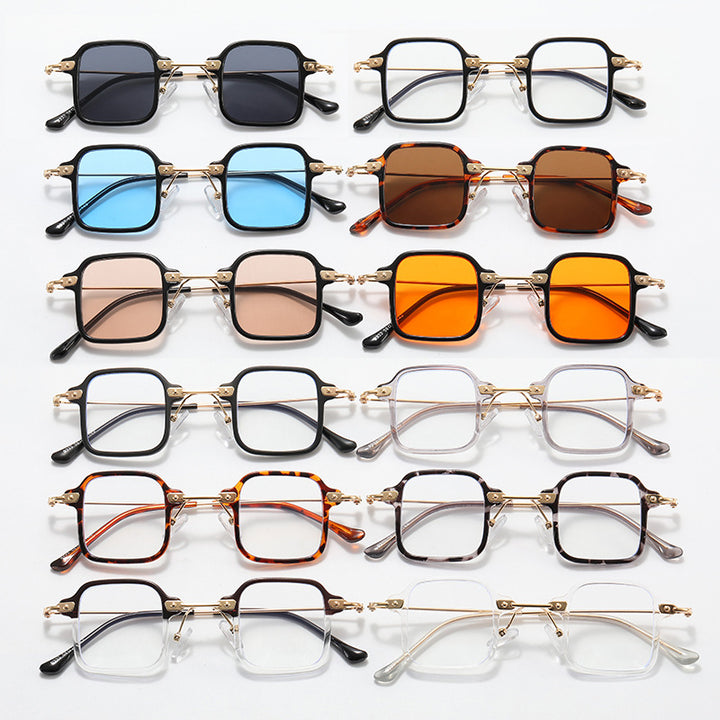 Women's geometric sunglasses with stylish metal frame Kalsten