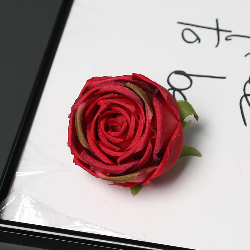Decorative Satin Rose for Home Decor Display