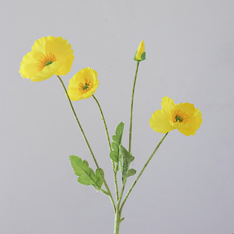 Realistic Decorative Ranunculus Stem