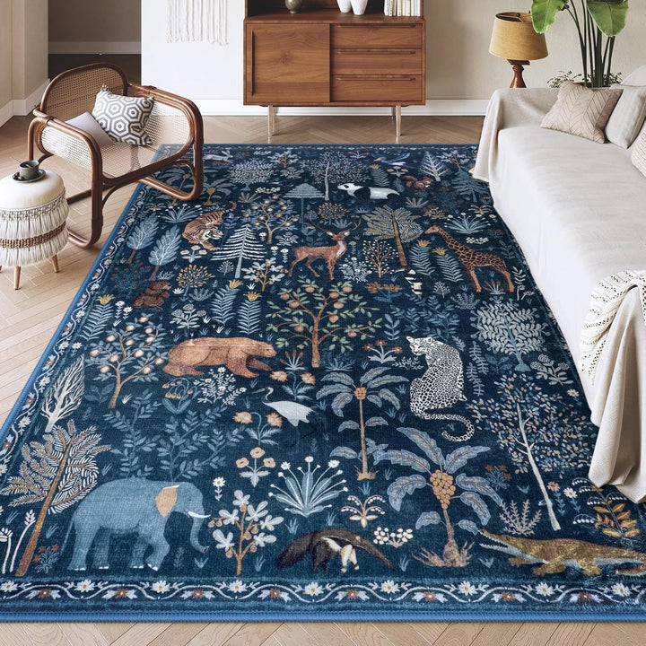 Nature-Inspired Decorative Area Rug
