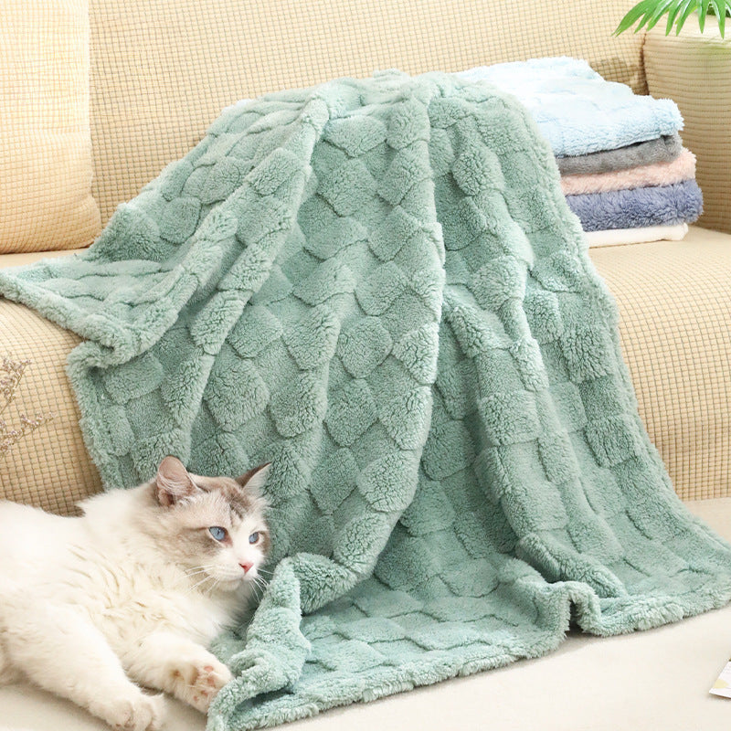 Reversible Cozy Fleece Blanket Kalsten