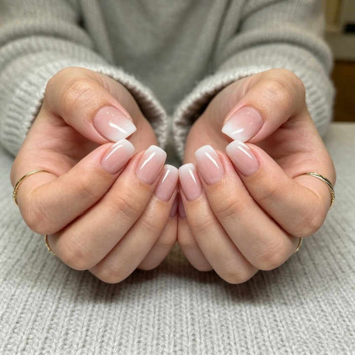 French Tip Acrylic Nail Set