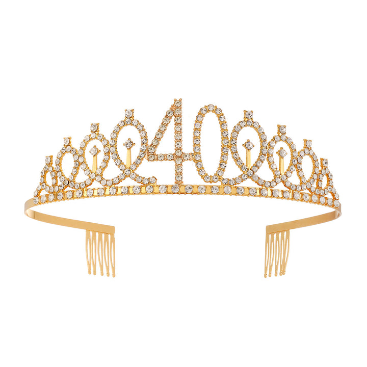 Women's Crystal-Embellished Tiara with Elegant Design Kalsten