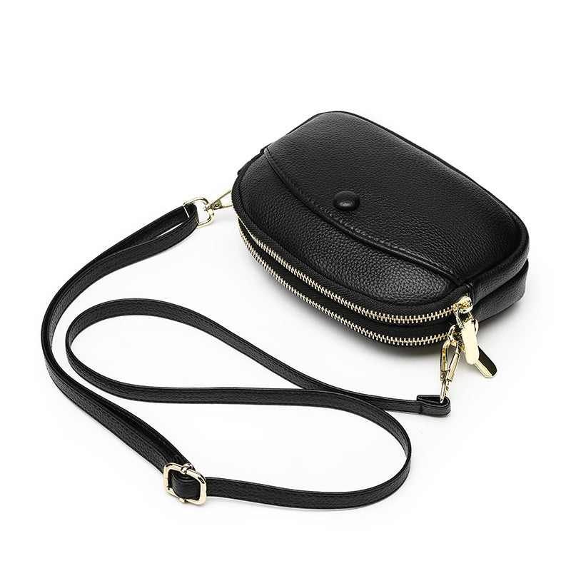 Chic Soft Leather Crossbody Bag