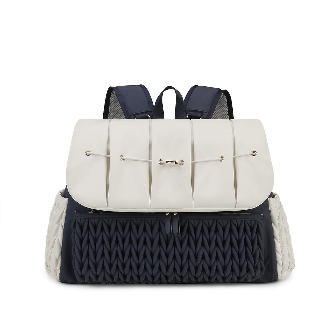 Fashionable backpack with braided design Kalsten