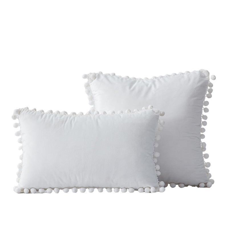 Decorative Pom-Pom Accent Pillow