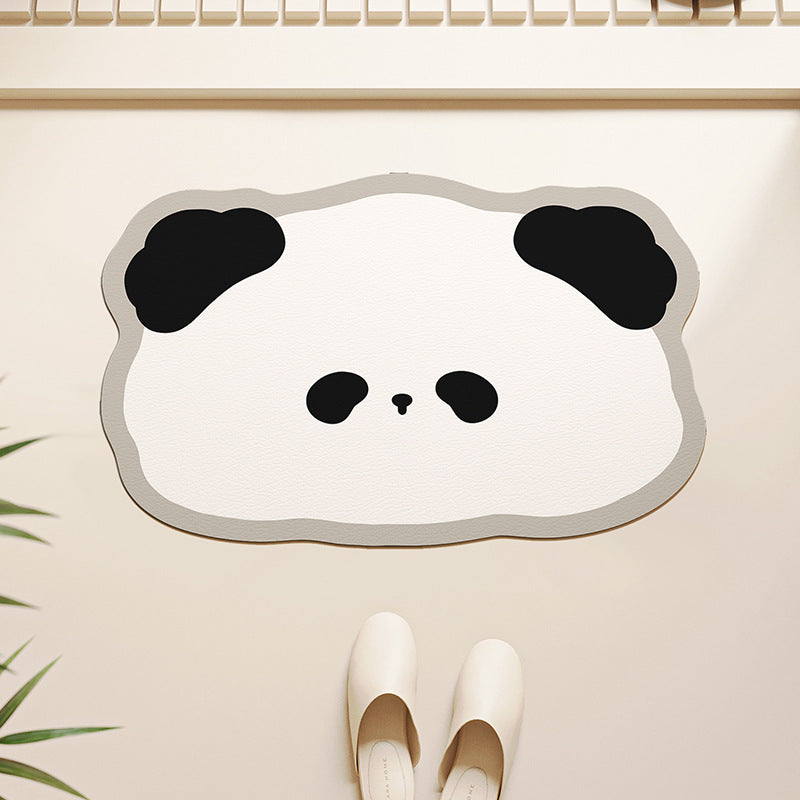 Cute Panda-shaped Bath Mat