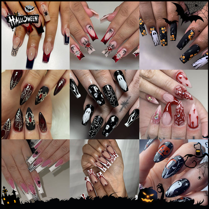 Halloween Themed 3D Decorative Nail Art Extensions Kalsten