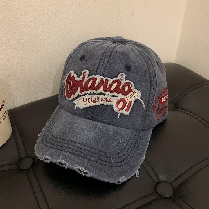 Unisex Distressed Vintage-Style Baseball Cap Kalsten