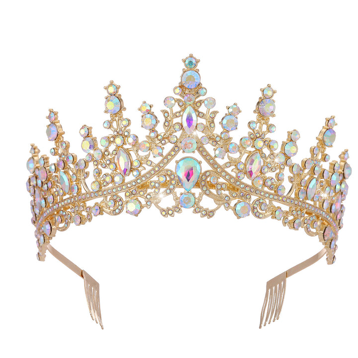 Ladies Rhinestone Tiara with Sparkling Gemstones Kalsten