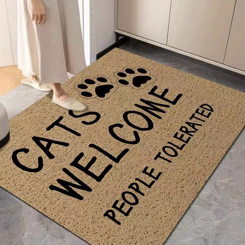 Welcome Theme Decorative Floor Mat