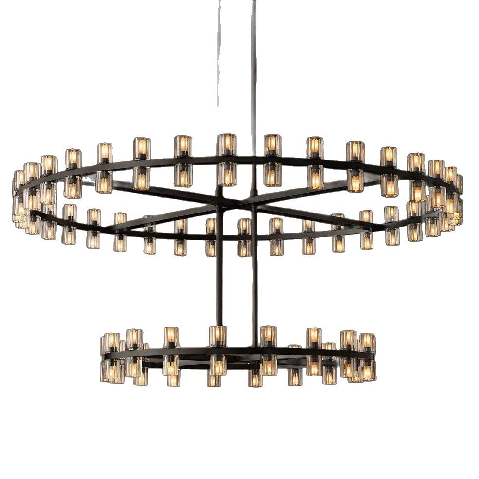 Modern Crystal Circle Chandelier