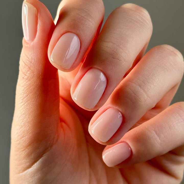 Artful Nail Extensions with Elegant Glossy Finish Kalsten