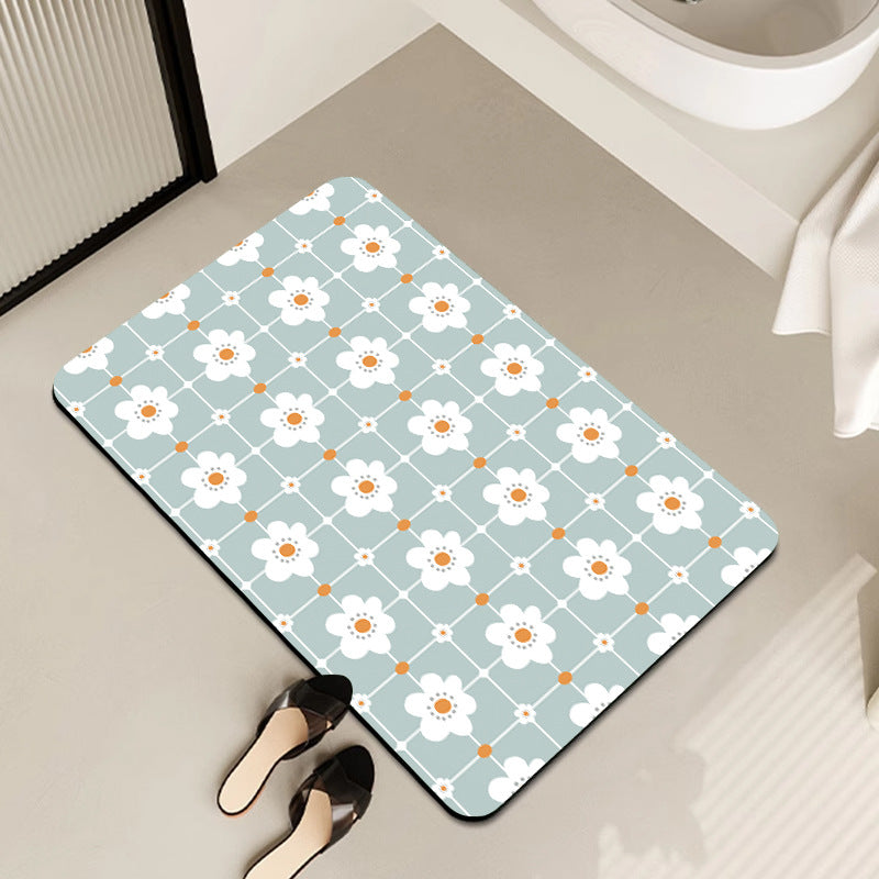 Geometric Pattern Decorative Floor Mat Kalsten