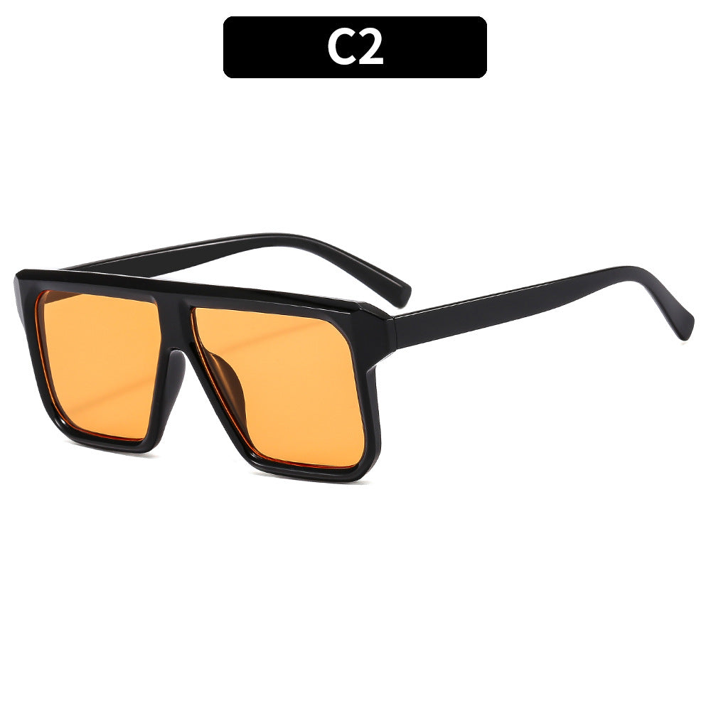 Fashionable Oversized Square Frame Sunglasses  1787664419