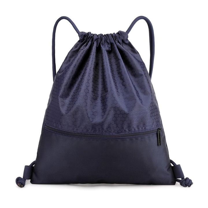 Honeycomb Patterned Drawstring Gym Bag Kalsten