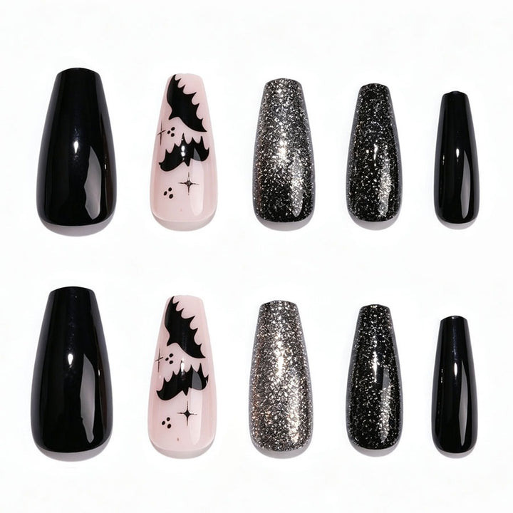 Artificial nail set with Halloween motif and creepy designs Kalsten