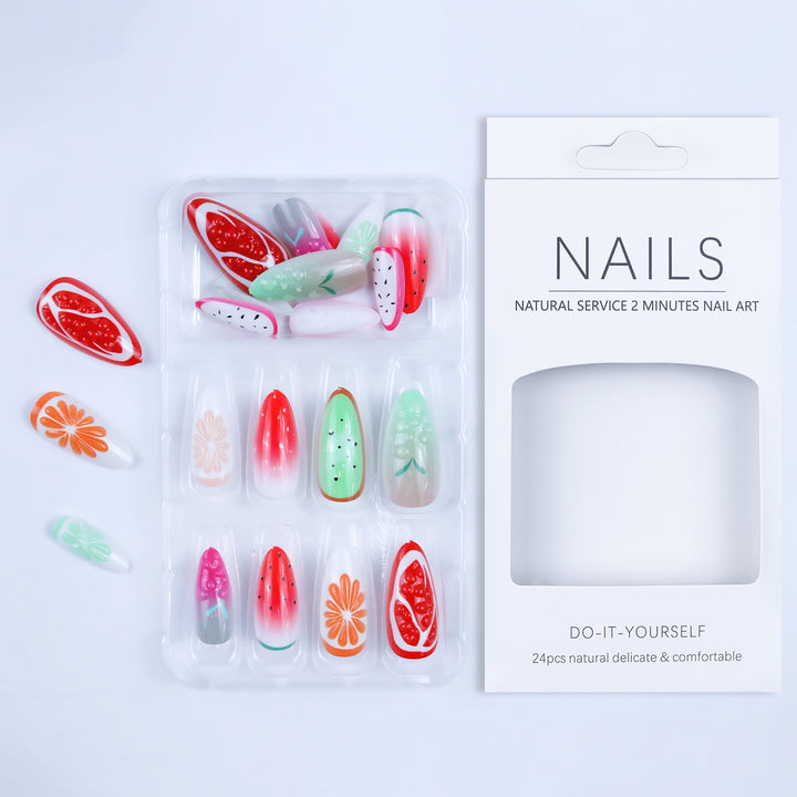 Artificial Nails in Fruity Design Kalsten
