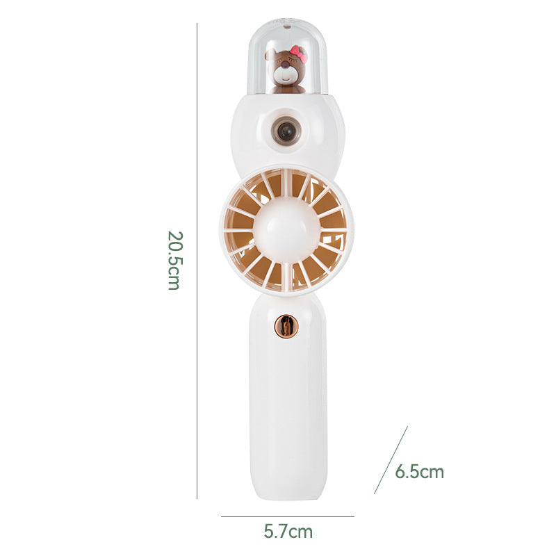 Ladies Portable Mini Hand Fan with Cute Animal Design Kalsten