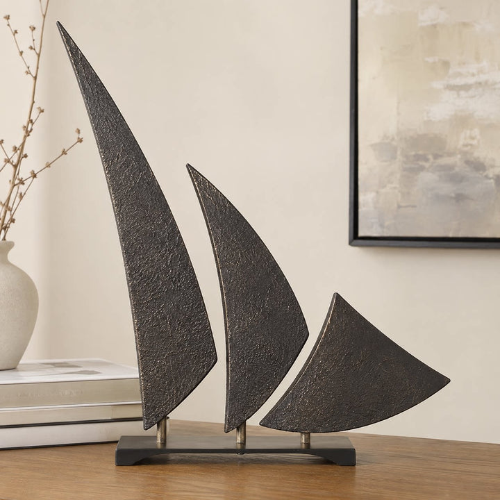 Artistic Abstract Leaf Sculpture