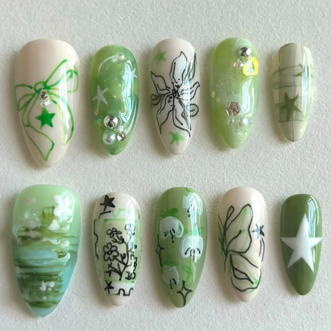 Thematic Artisan Press-On Nail Set Kalsten