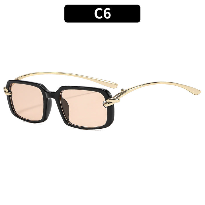 Elegant Rectangle Frame Sunglasses
