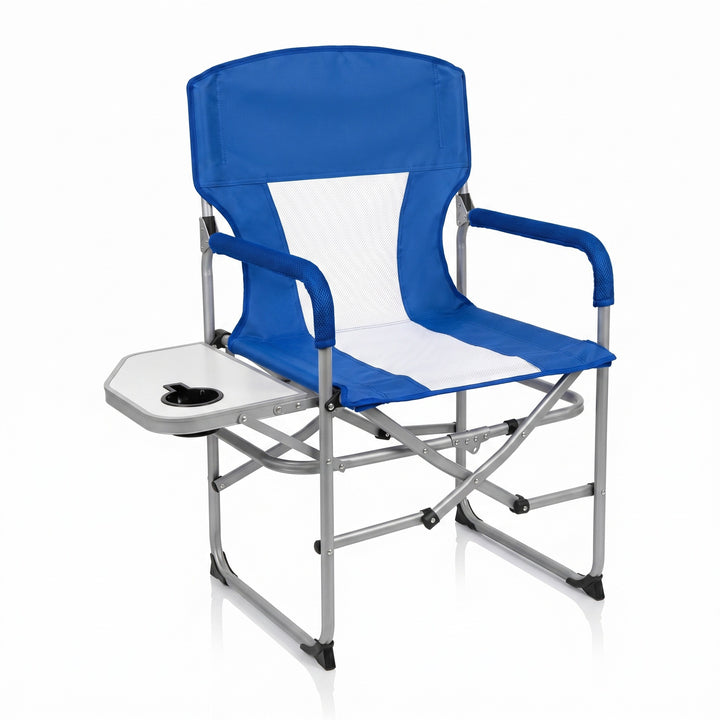 Foldable Camping Chair With Side Table Kalsten