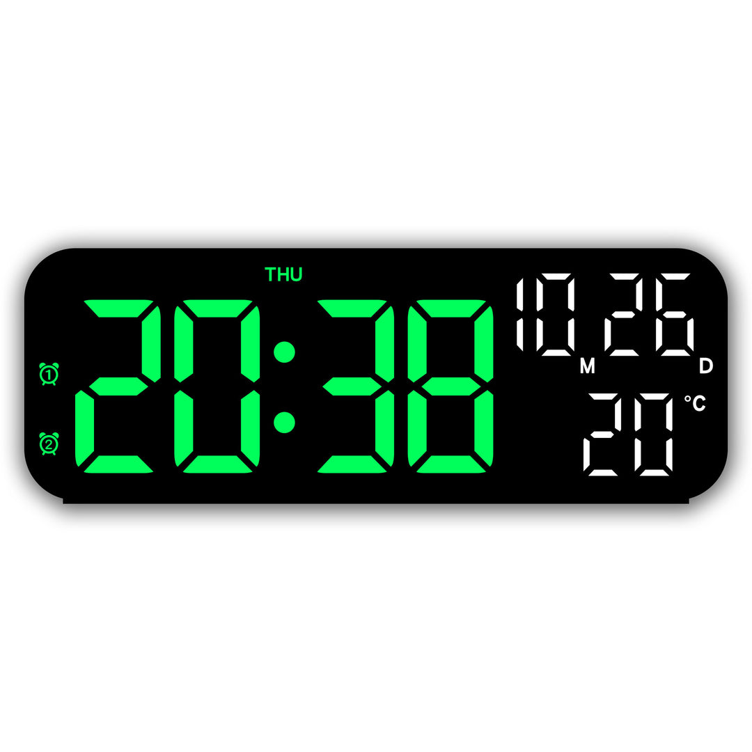 Digital Alarm Clock with Large LED Display and Weather Function Kalsten