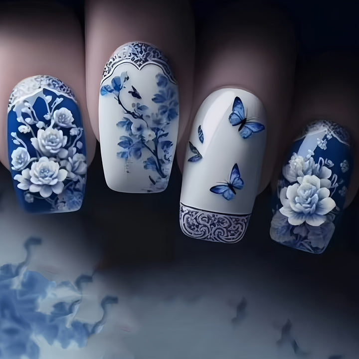 Creative Art Nails with Floral Design Kalsten