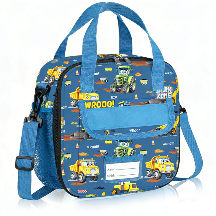 Construction-Themed Lunch Bag