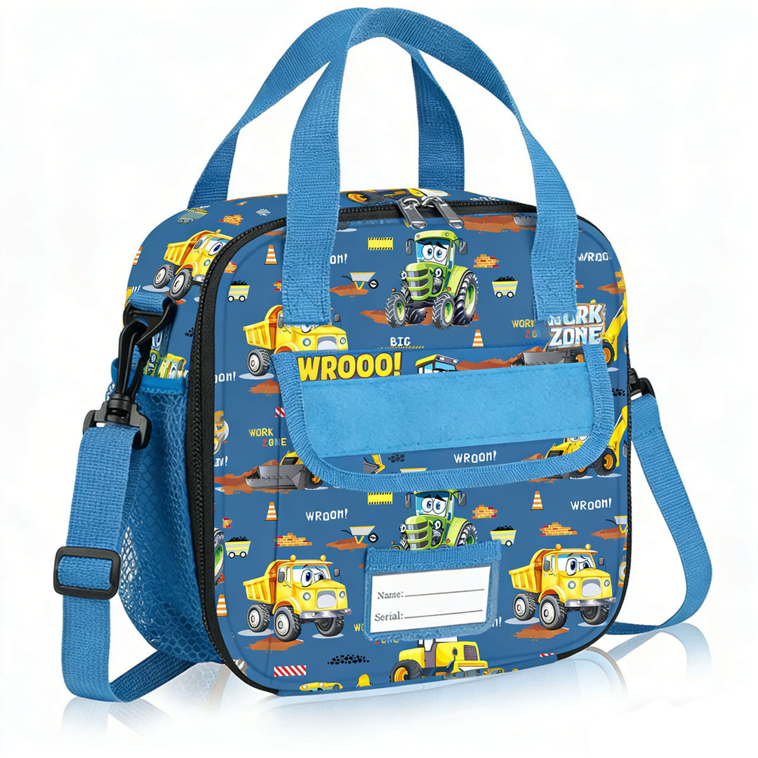 Fun Construction-Themed Lunch Bag