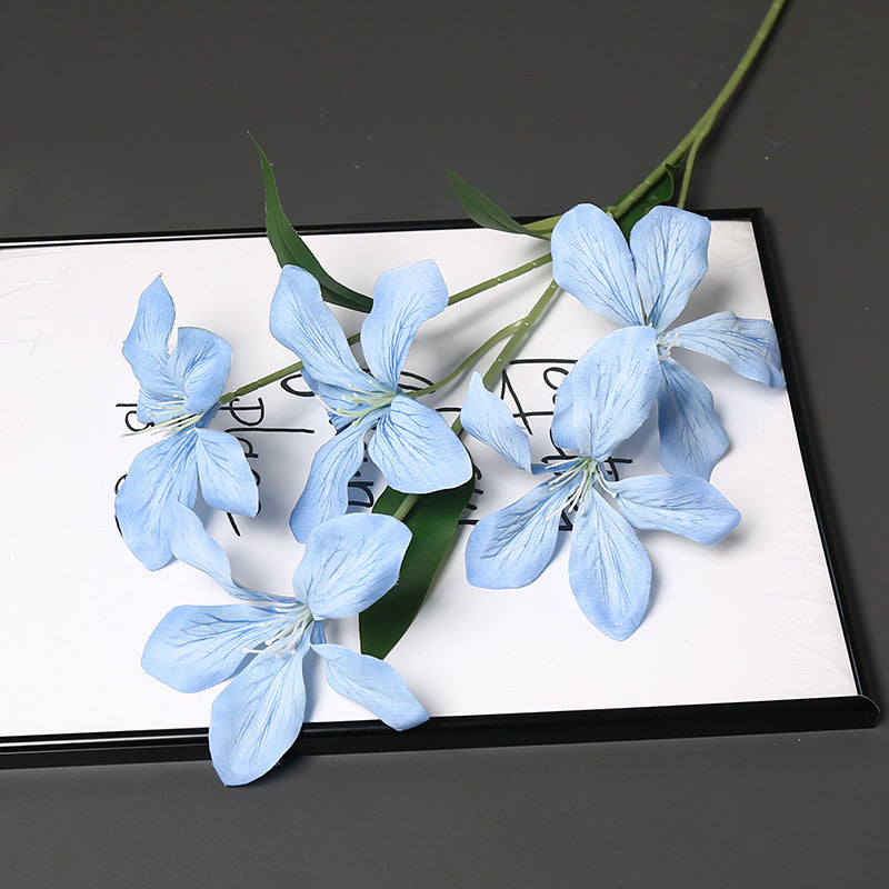 Elegant Faux Orchid Floral Stems