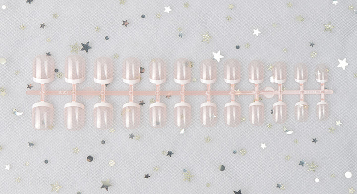 Glossy Natural-Shape Press-On Nails Kalsten