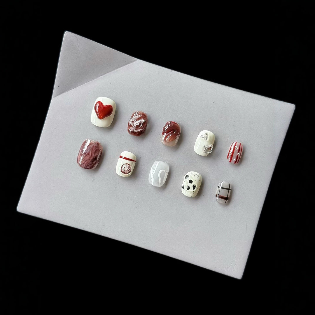 Creative Press-On Nail Art Set