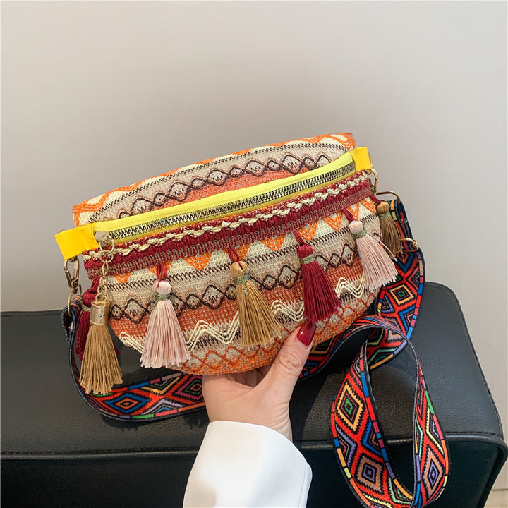 Colorful Embroidered Crossbody Bag Kalsten