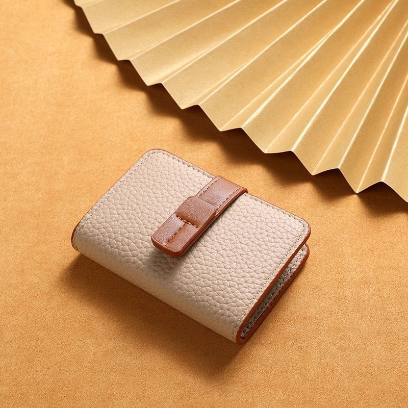 Textured Leather Cardholder Wallet Kalsten