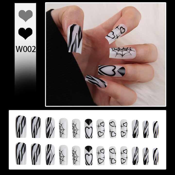 Artificial nails in modern Gothic style Kalsten