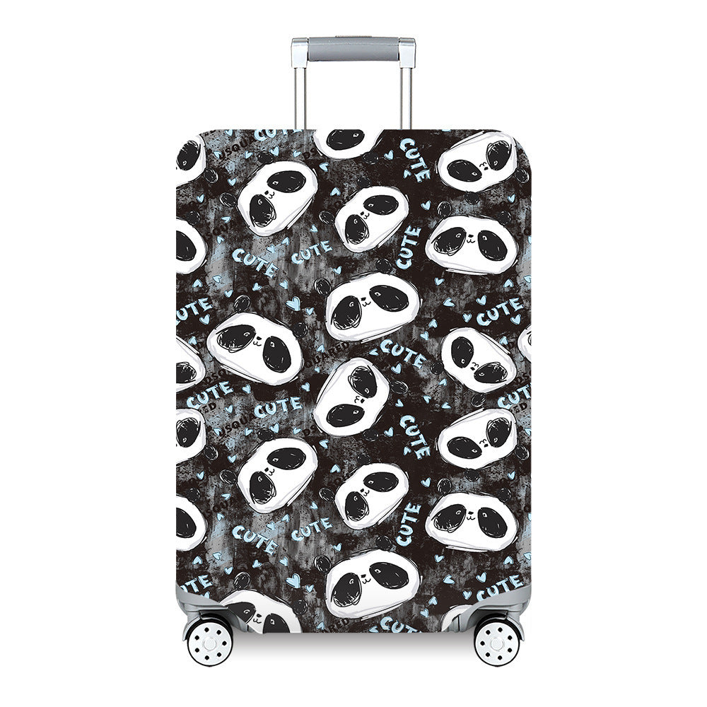 Women's Hard Shell Travel Suitcase with Custom Statement Design Kalsten