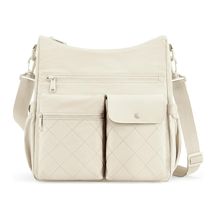 Stylish shoulder bag with multiple organizational compartments Kalsten