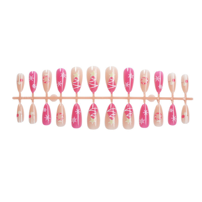 Festive Seasonal Press-On Nail Art Set Kalsten